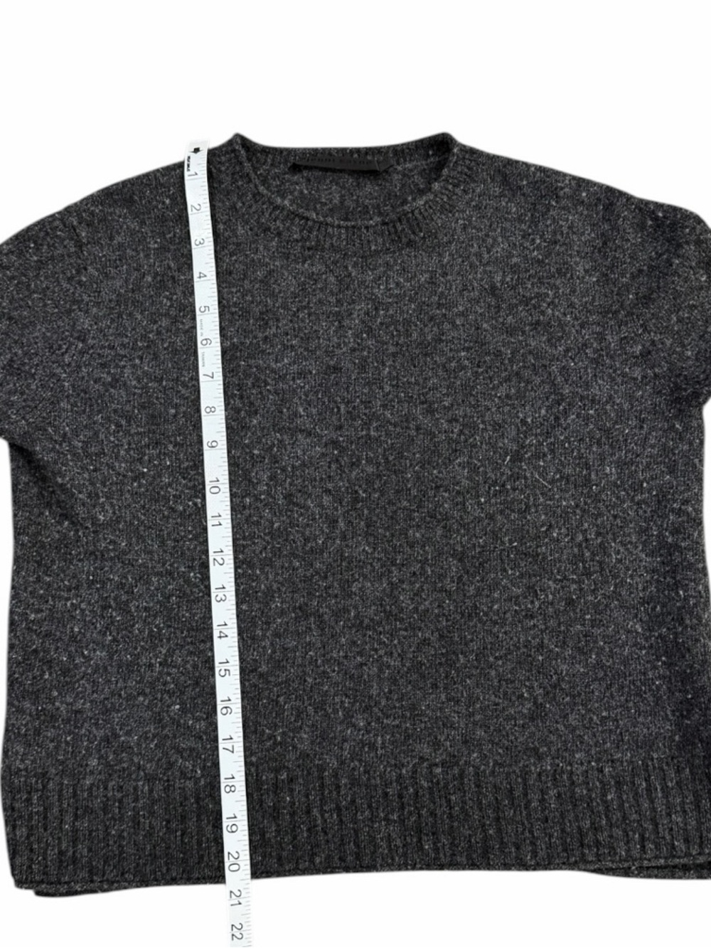 Jenni Kayne Charcoal Grey Everyday Wool & Cashmere Blend Sweater Size S - Picture 11 of 11